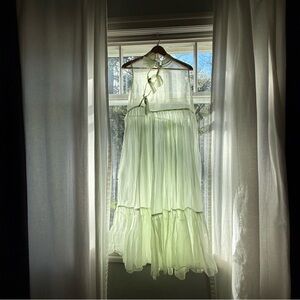 Kamperett Mae dress in mint organza